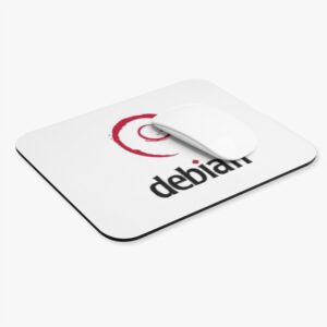 debian mouse pad for tech lovers, gaming desk accessory, computer mouse mat, linux gift, home office decor