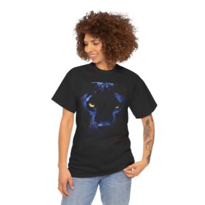 Midnight Panther Unisex Tee | Unique Graphic T-Shirt for Animal Lovers, Gifts, Casual Wear, Statement Shirt, Everyday Style