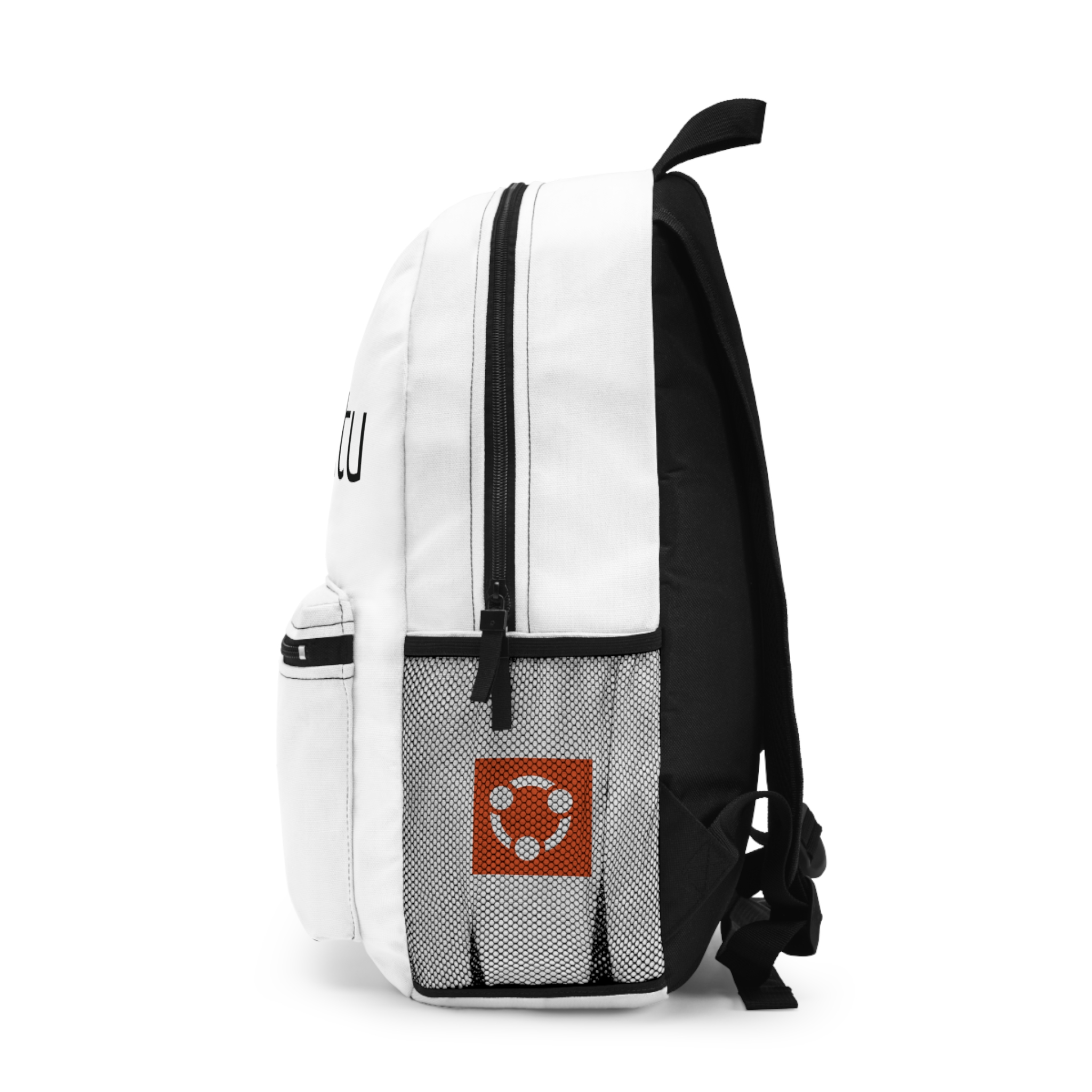 ubuntu logo backpack for tech lovers, laptop bag, school supplies, gamer gift, student backpack