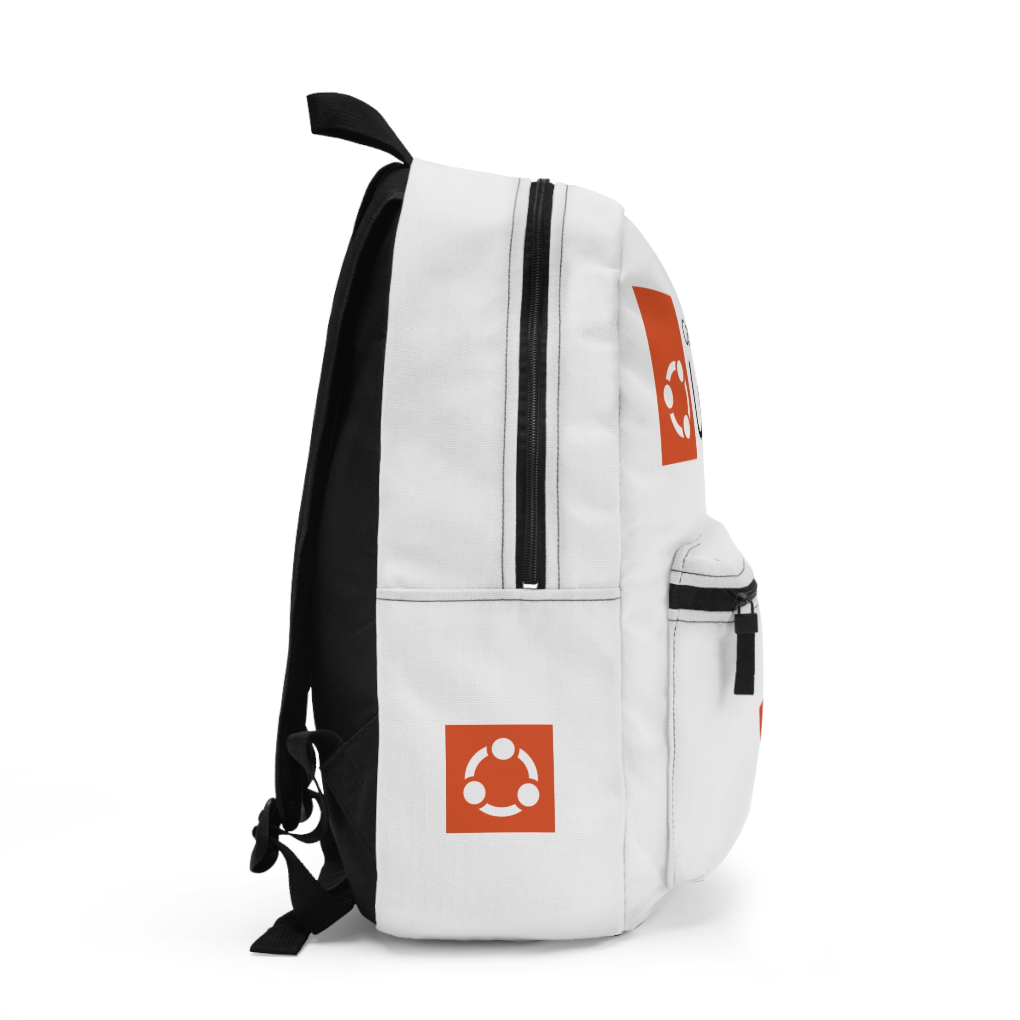 ubuntu logo backpack for tech lovers, laptop bag, school supplies, gamer gift, student backpack