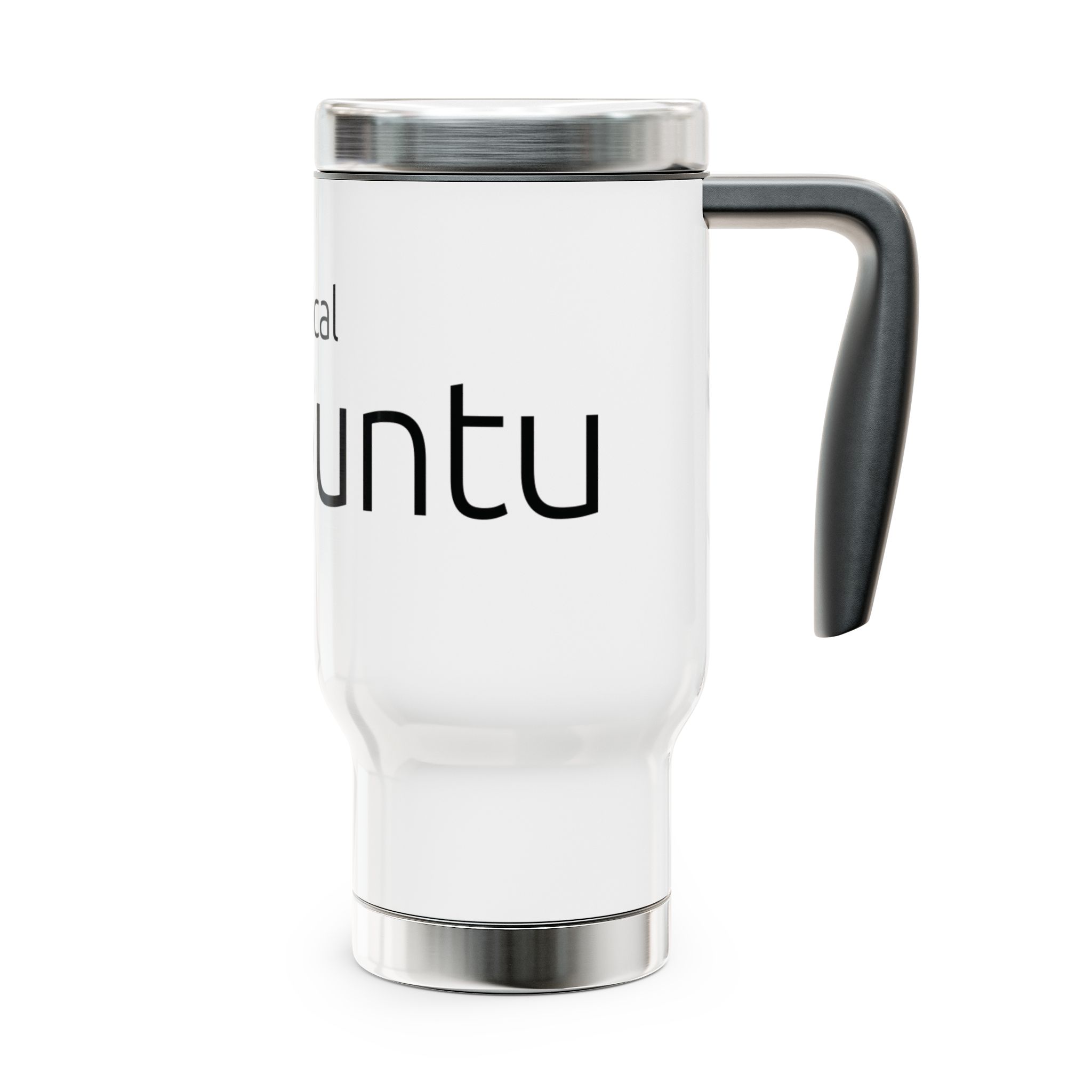ubuntu logo travel mug — 14oz stainless steel travel mug with handle ubuntu logo travel mug — 14oz stainless steel travel mug with handle