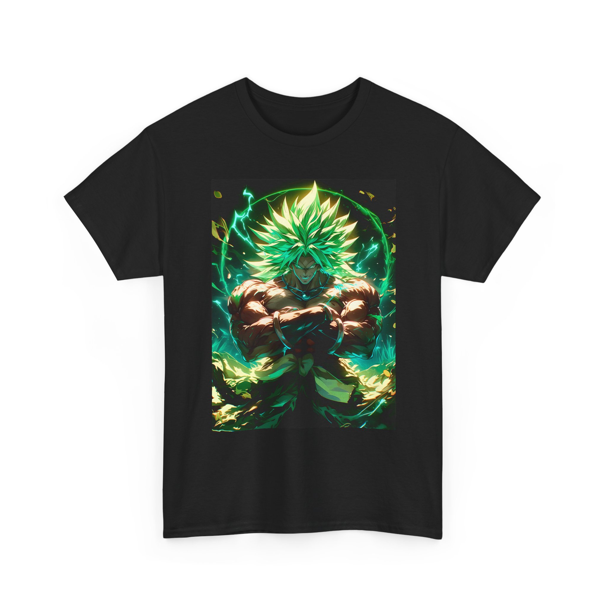 dbz broly green power t shirt dbz broly green power t shirt