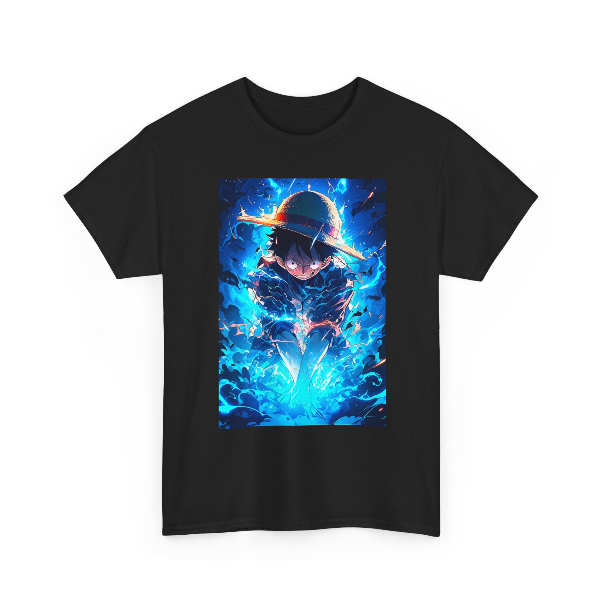 anime pirate boy electric blue graphic tee anime pirate boy electric blue graphic tee