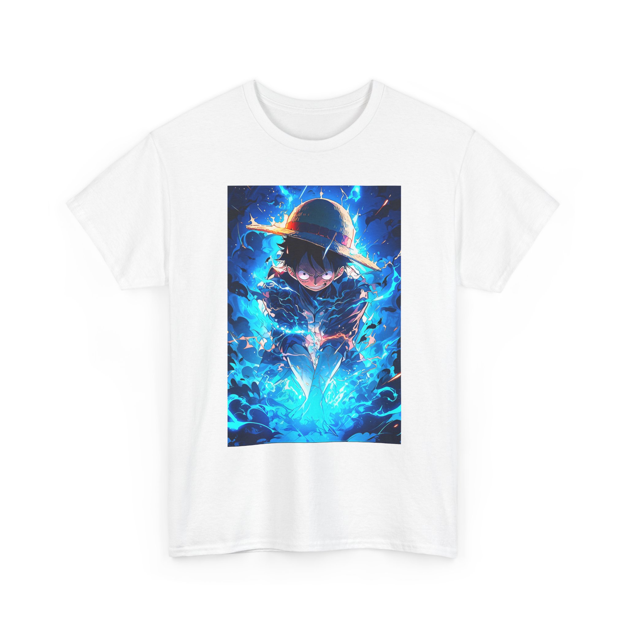 anime pirate boy electric blue graphic tee anime pirate boy electric blue graphic tee
