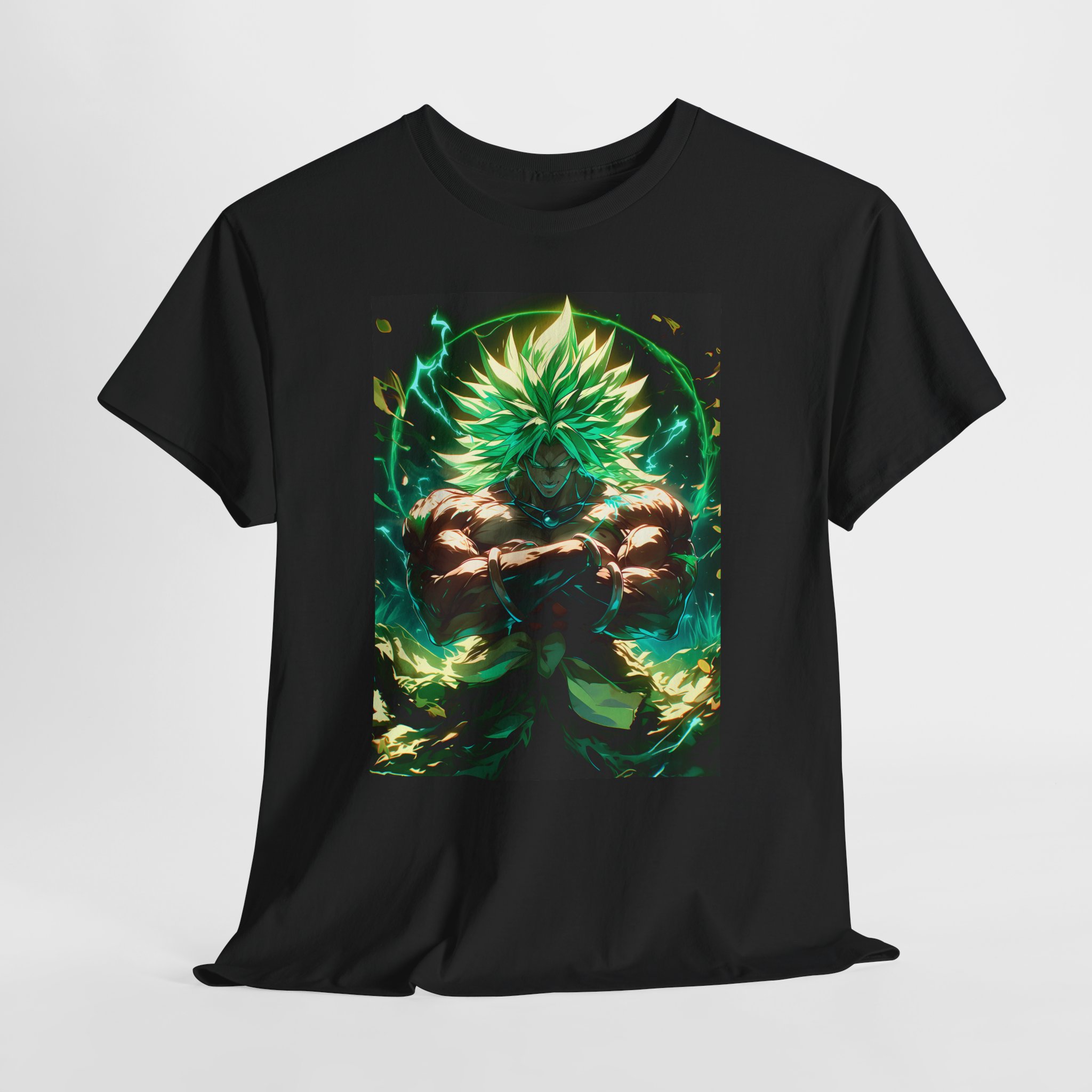 dbz broly green power t shirt dbz broly green power t shirt