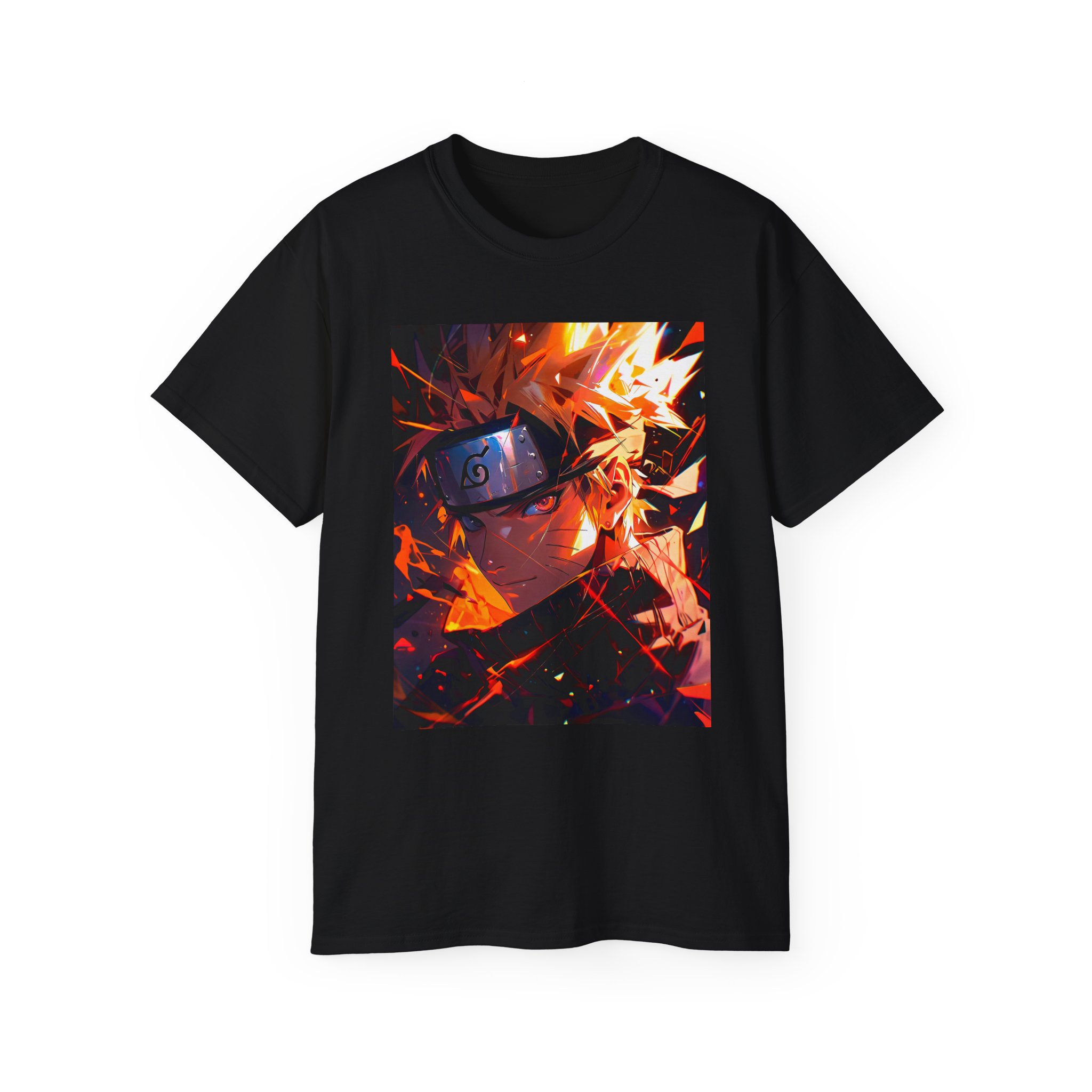 naruto shippuden graphic tee — fiery kakashi anime shirt naruto shippuden graphic tee — fiery kakashi anime shirt