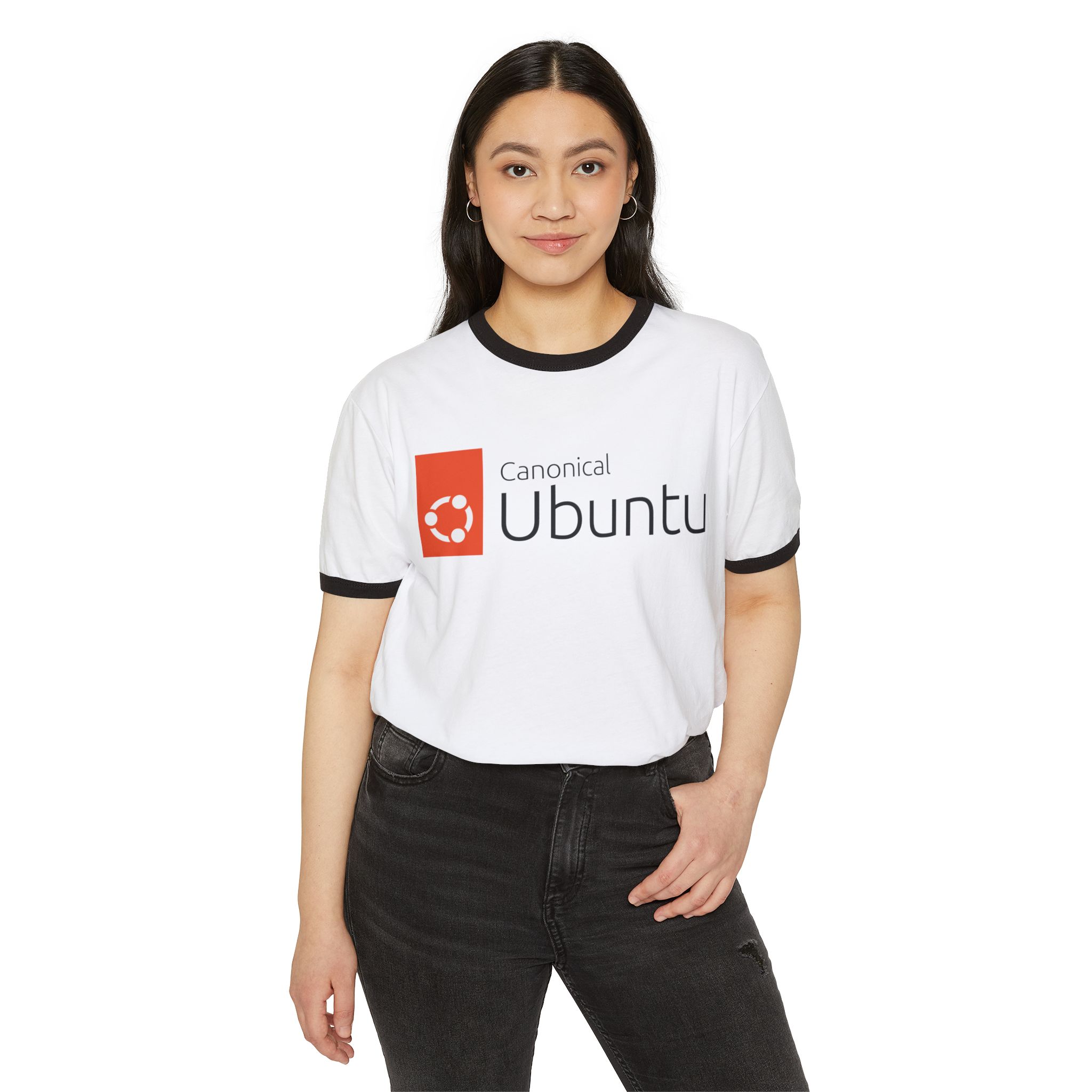 ubuntu logo ringer t‑shirt — canonical tech tee for linux fans ubuntu logo ringer t‑shirt — canonical tech tee for linux fans